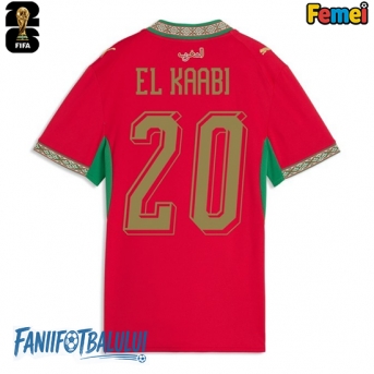 Maroc Ayoub El Kaabi #20 Echipament de Fotbal Replică Mondial 2026 Femei Acasa